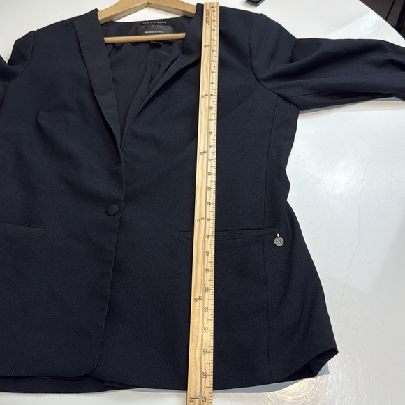 Scotch & Soda Black Blazer Tailored Suit Jacket Size Medium - Picture 5 of 8